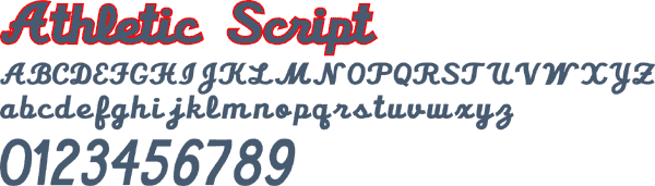 jersey script font